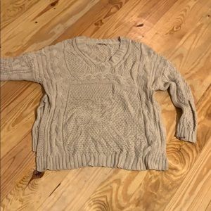 Tan long sweater